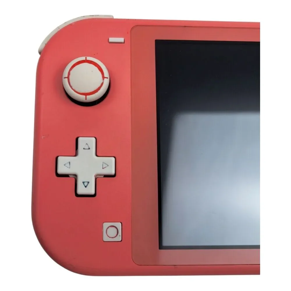 Nintendo Switch Lite Coral Pink Console With Case Handheld System HDH-001 Tested